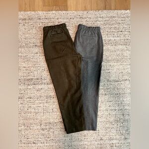 TWO Everlane Dream Pant Olive and Gray